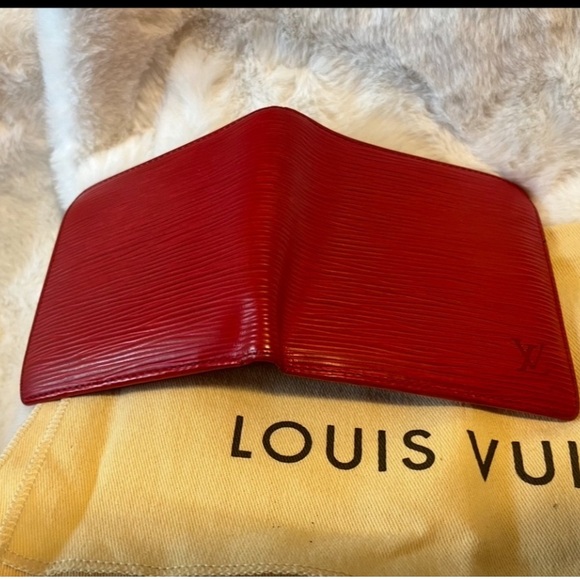 Louis Vuitton Epi Scarlet Leather Wallet - Picture 1 of 5